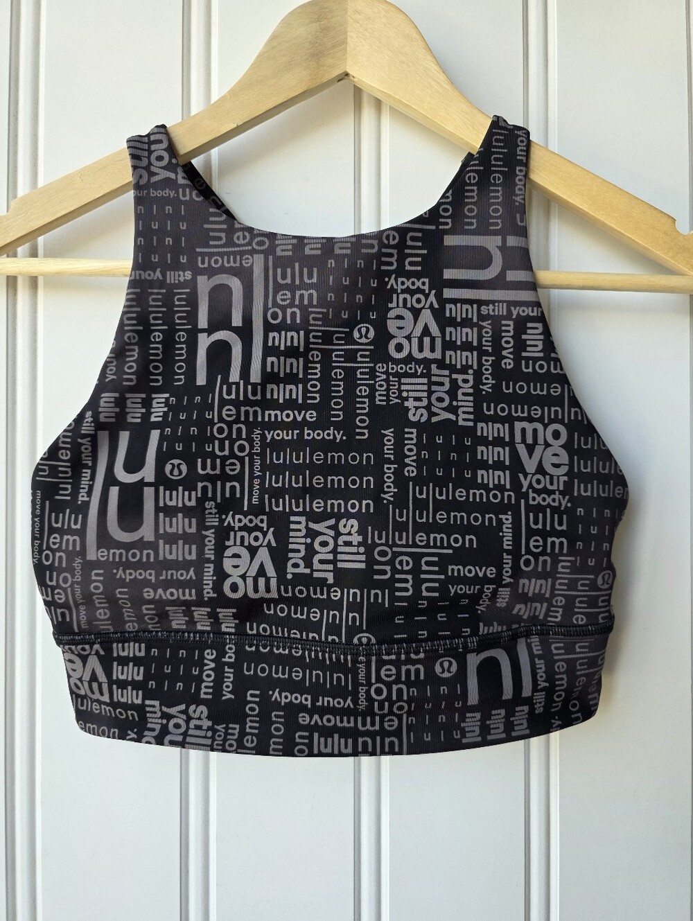 Lululemon Energy High-Neck Longline Bra Medium Support B–D Cups Size 8 W2DFSS
